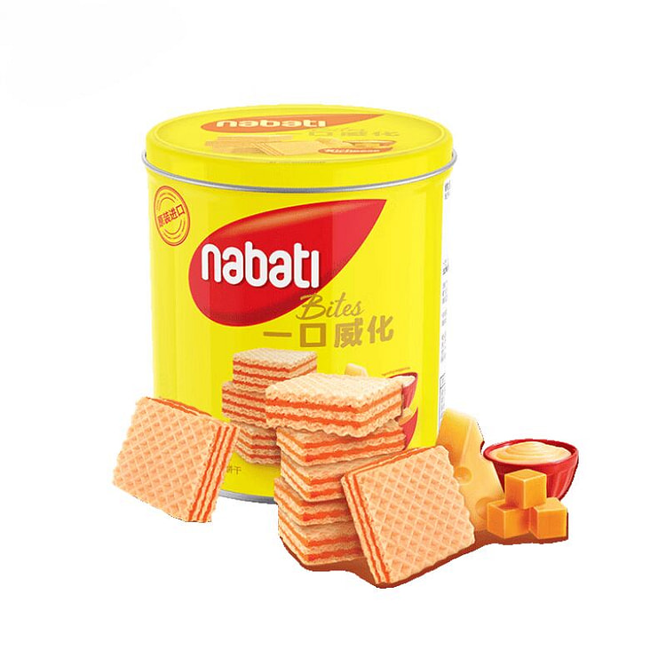 纳宝帝 丽芝士威化饼干罐装（奶酪味） 300 克