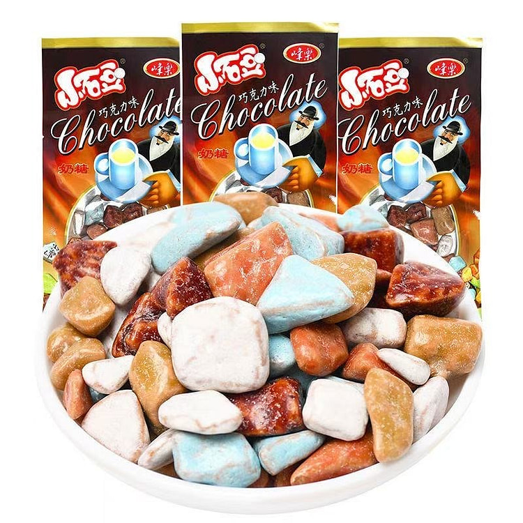 峰乐 小石头糖 巧克力味奶糖 16g*7包 112 克