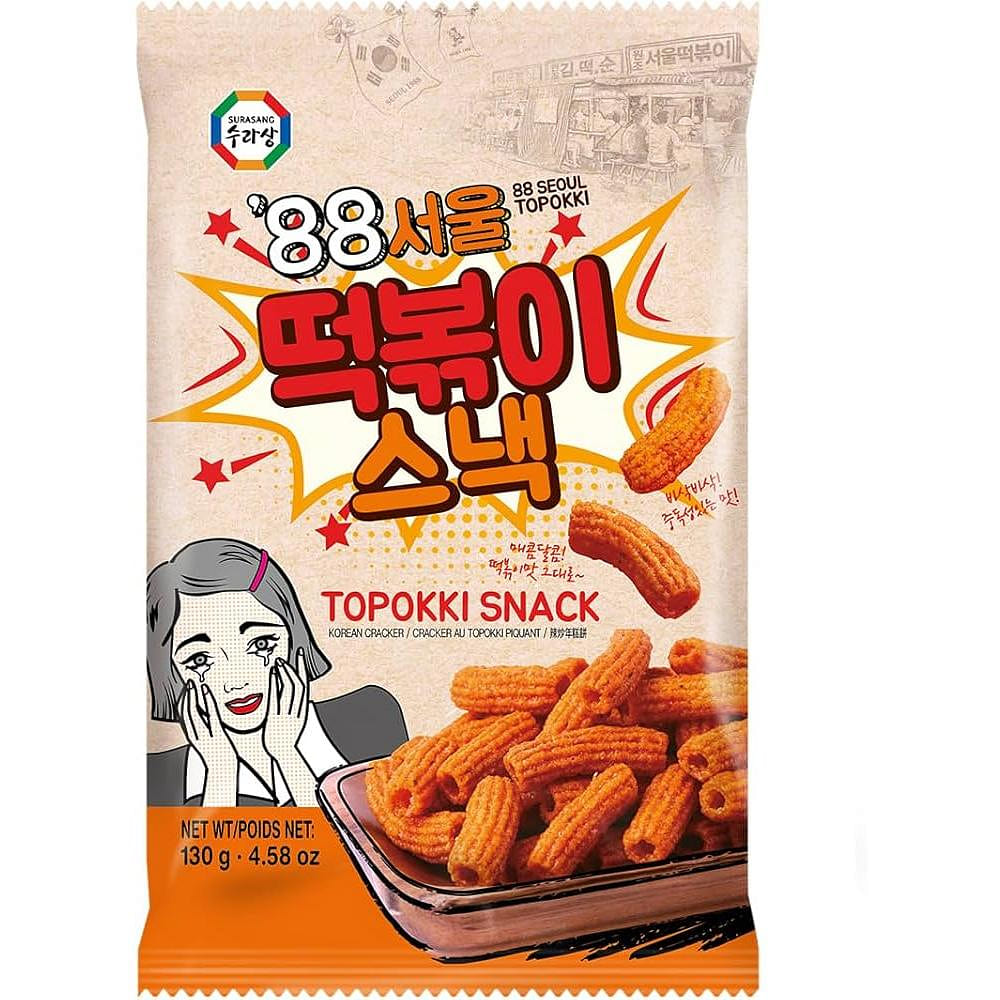 Surasang 88 Seoul Topokki Snack 130g 1 개