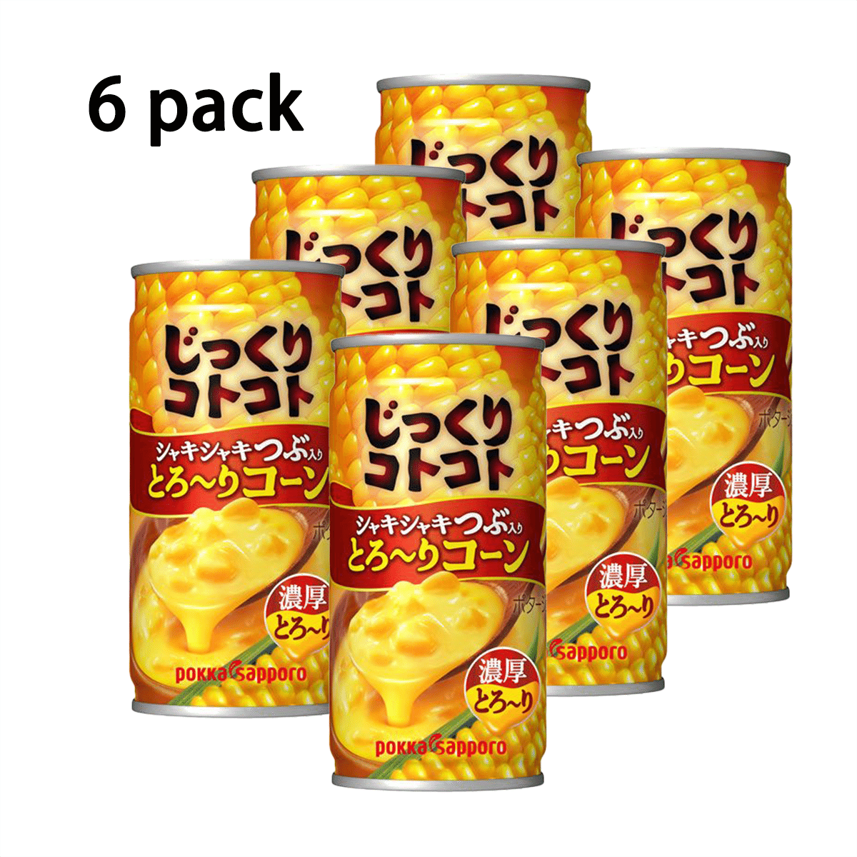 Pokka Sapporo Corn Soup Can (Pack of 6) 1 count