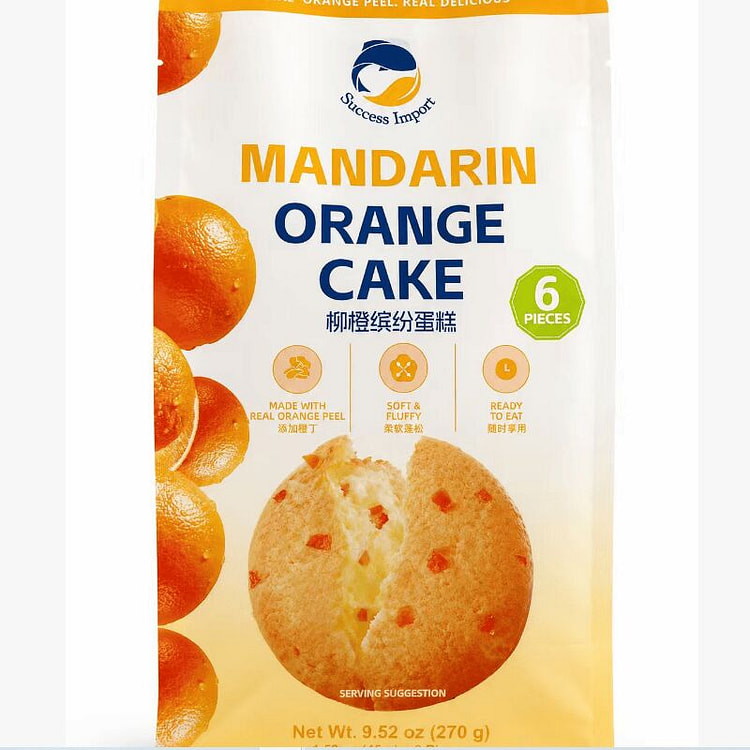 success Orange Delight Cake270g,6pcs*1set 270 g