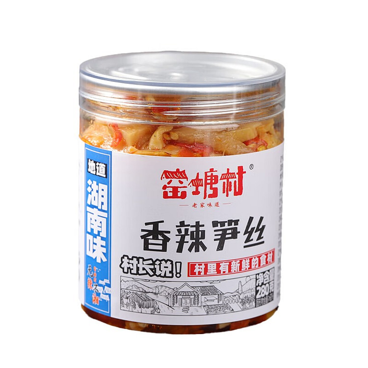窑塘村湖南特产下饭菜香辣笋丝280g