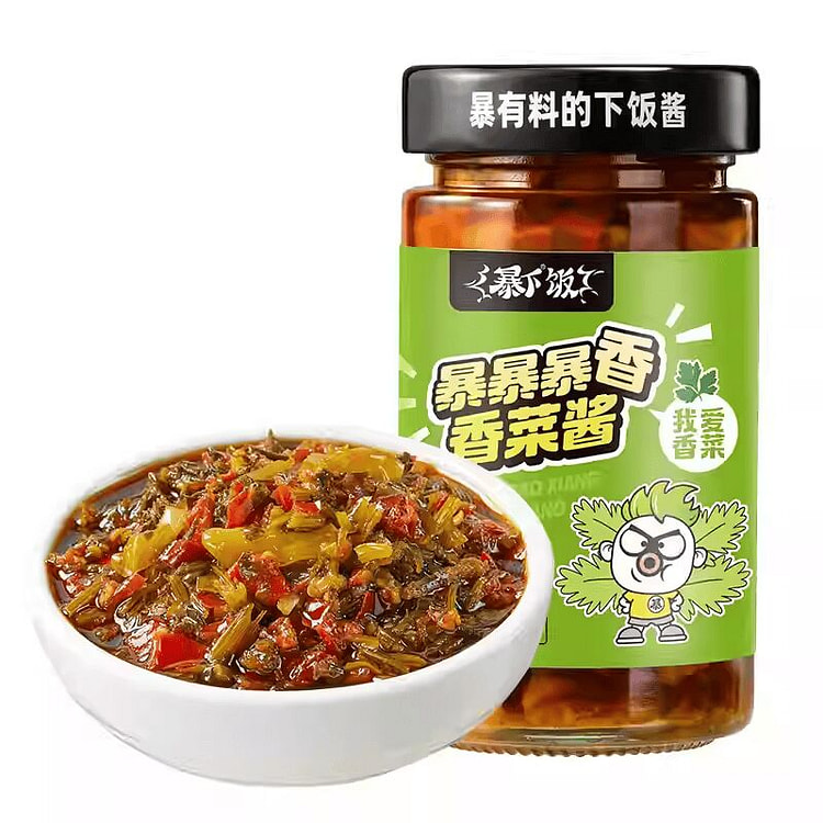 吉香居 暴香香菜酱拌面酱火锅酱料 200g*1瓶 200 克