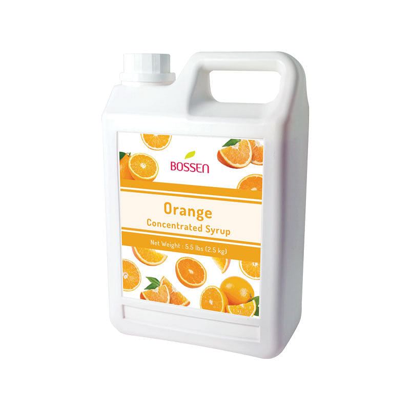 Bossen Orange Syrup 5.5 lb Bottle 5.5 lb
