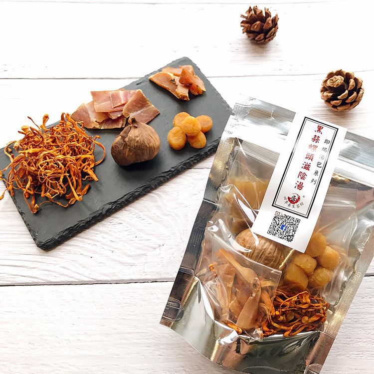 四季養生茶館 黑蒜螺頭滋陰湯
