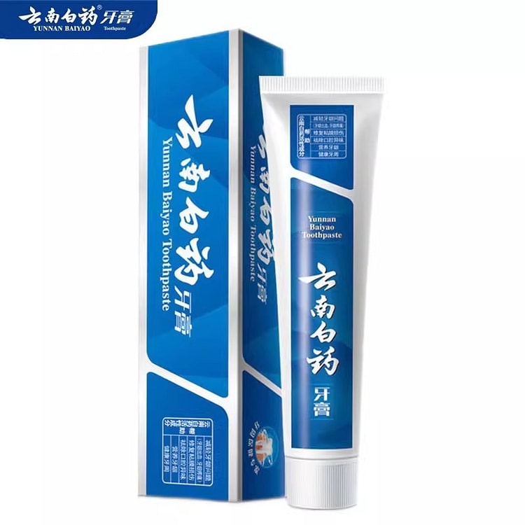 云南白药牙膏 清新口气洁齿护龈男女 经典留兰香型 215 克