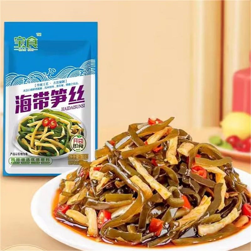 BaoShi Shredded Seaweed and Bamboo Shoots 70g Instant Dining 1 each