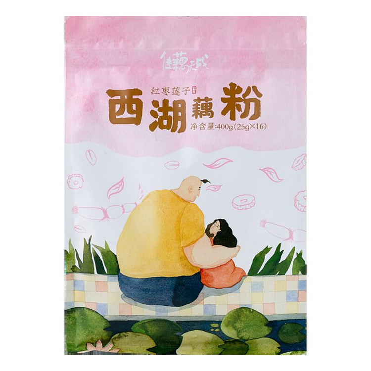 佳藕天成桂花纯藕粉红枣莲子400g*1袋