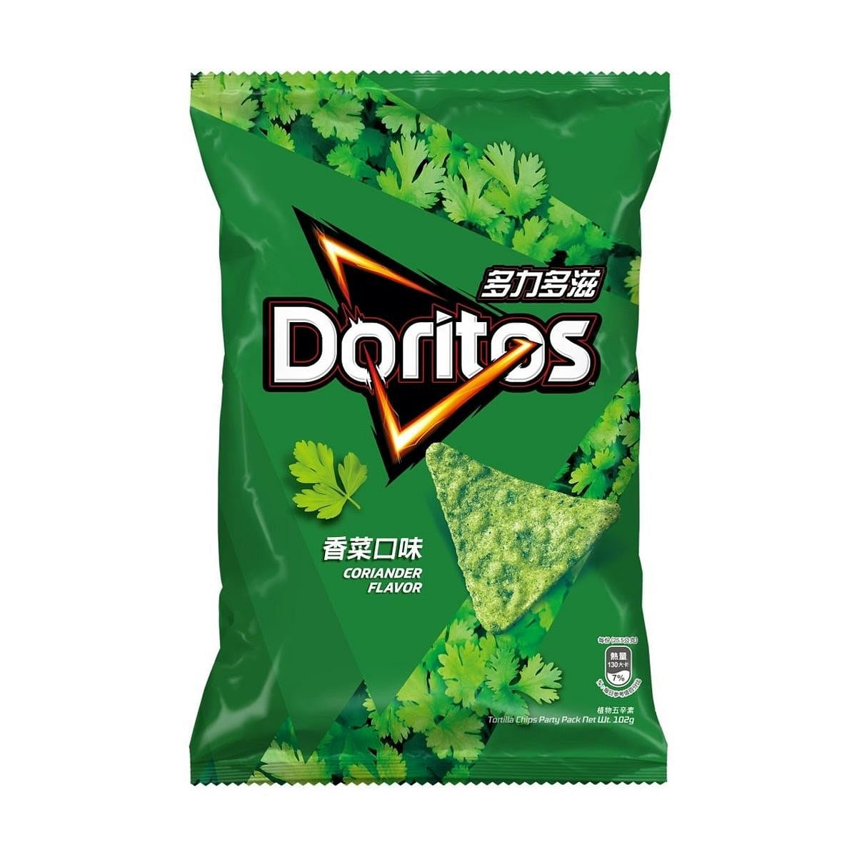 Dorites Corn Chips (Coriander Flavor) - Value Size 102 g