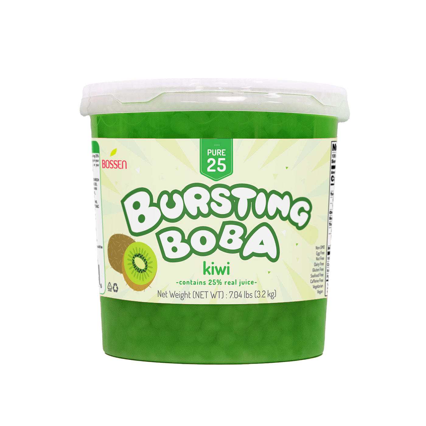 Bossen Kiwi Bursting Boba Pure25 (7.04 lbs) 7.04 lb
