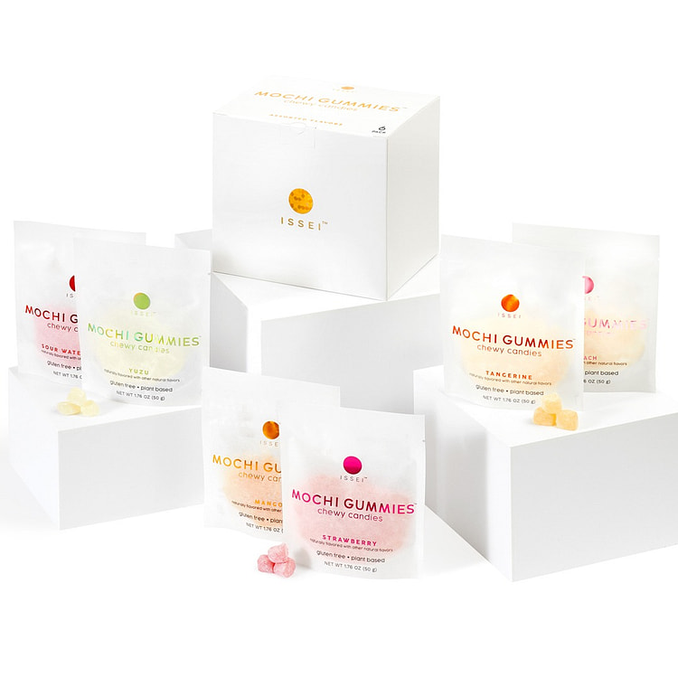 Issei Mochi Gummies Rainbow Box 6-pack Variety