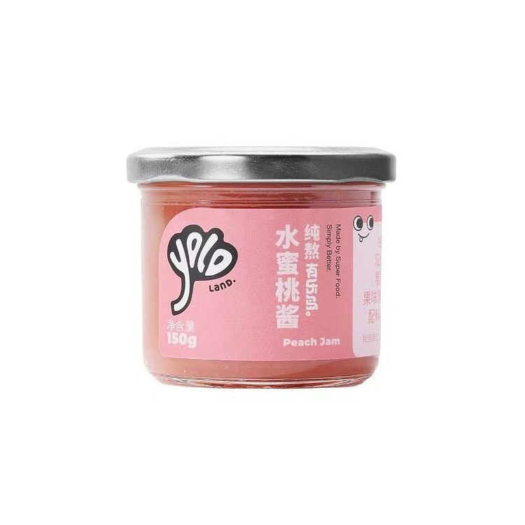 有乐岛 纯熬水蜜桃酱90%果肉含量 150 克