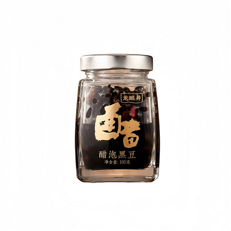 龙眼井醋泡黑豆即食160g东北绿心零添加肾形黑豆 160 克