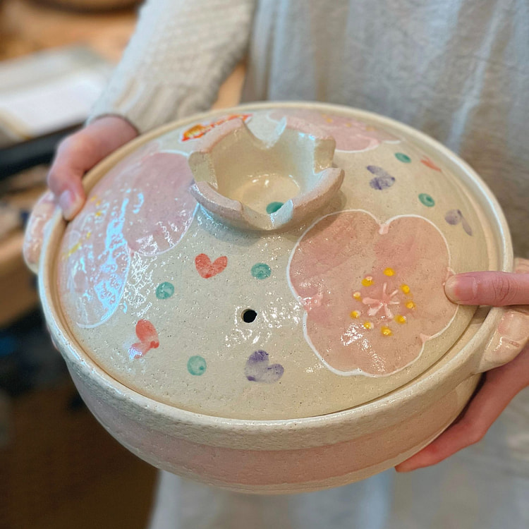 Banko ware 2.3L Donabe Pot 8 size(Gift Box)