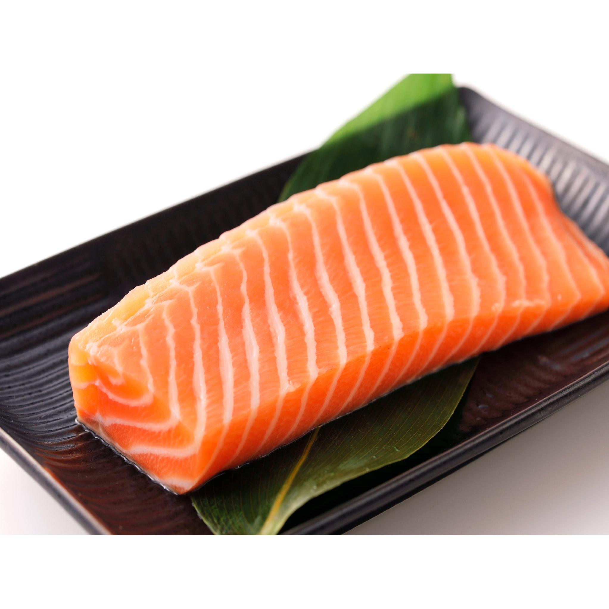 Get Fresh King Salmon Portion Cut (Sashimi Quality) 0.5lbs Delivered