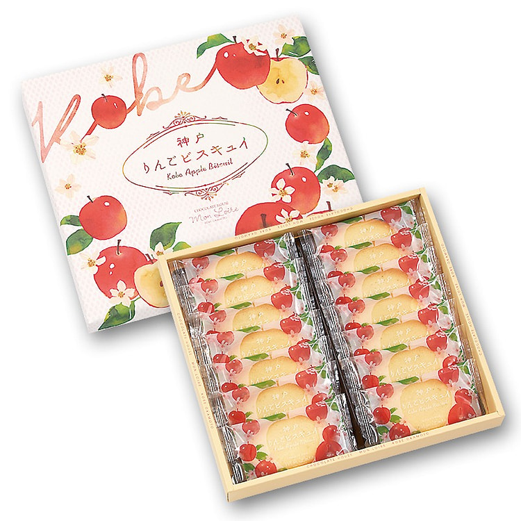 Monloire 冬季限定 苹果味巧克力饼干14枚 1 份