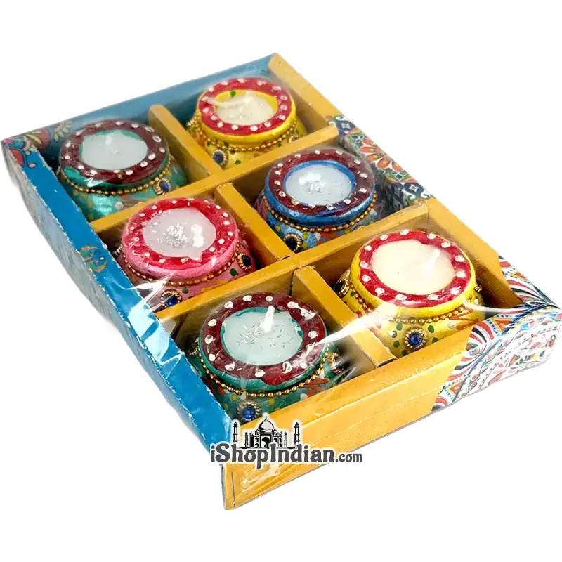 Medium Matki Diya - 6 pack (MTK-3) 6 개