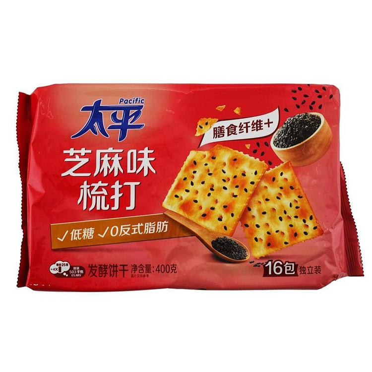 太平洋芝麻饼干 400g