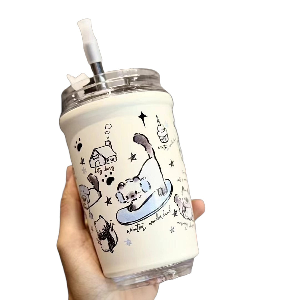 Thermal cup – 316 stainless steel – Kitten 350ml 1 each