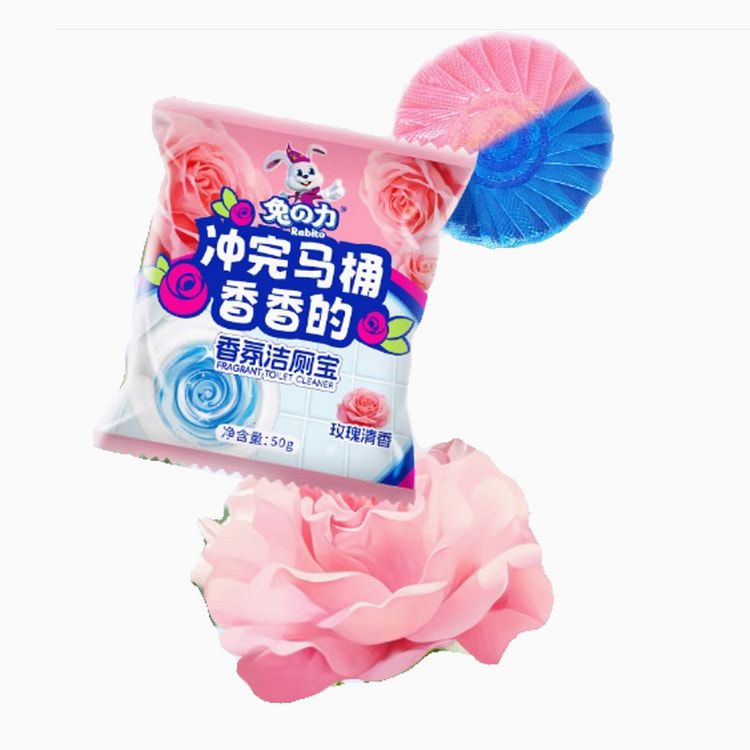 兔の力 香氛洁厕宝 玫瑰花香