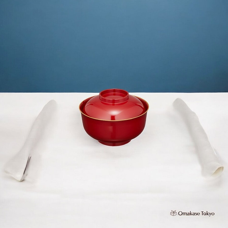 三谷山中漆器 Ozoni 汤碗模型