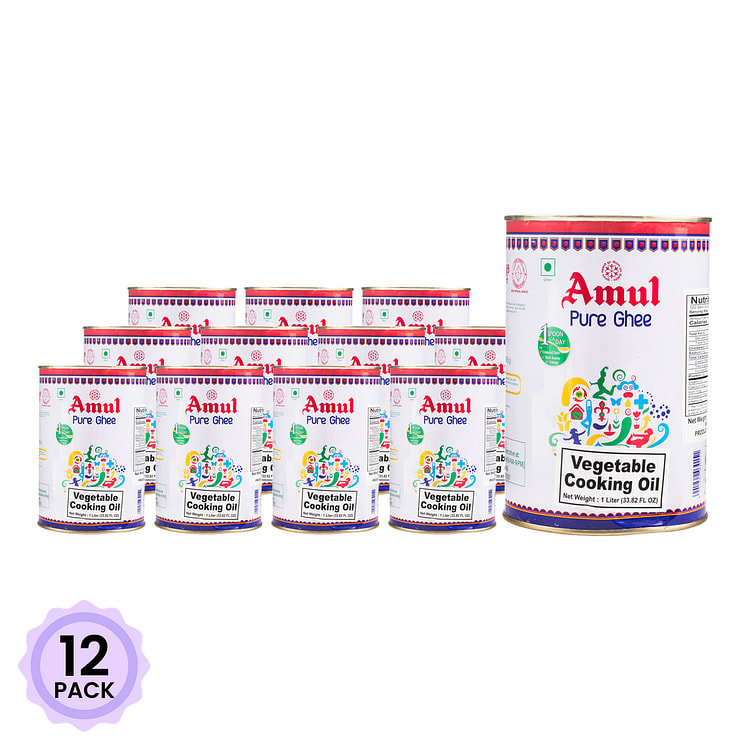 Amul 牛酥油 32 液盎司*12 包