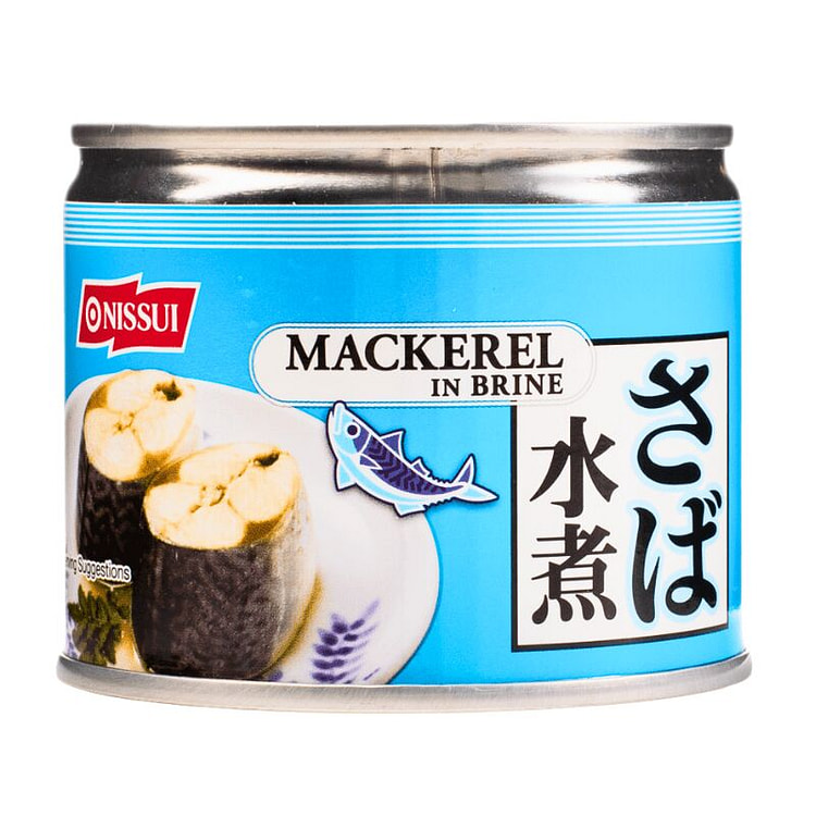 [Nissui] Canned Mackerel in Brine - 6.7oz 1 can