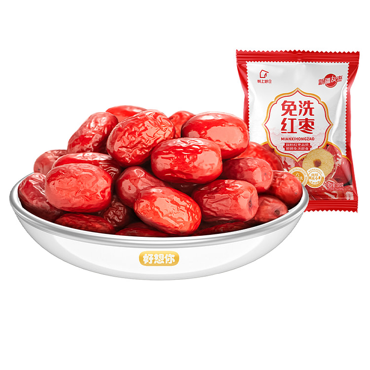 树上粮仓免洗红枣即食泡茶煮粥蜜饯零食500g*1袋