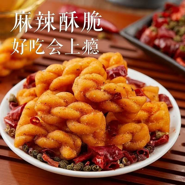 良品铺子花椒酥麻花300g 300 克