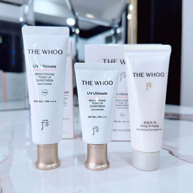 The Whoo Kem Chống Nắng Nâng Tone Dưỡng Trắng Chống Lão Hoá Bảo Vệ Da Toàn
