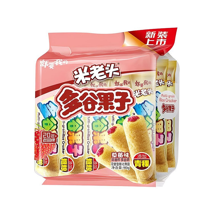 Old Mickey Multi-Grain Strawberry Flavor 160g 160 g