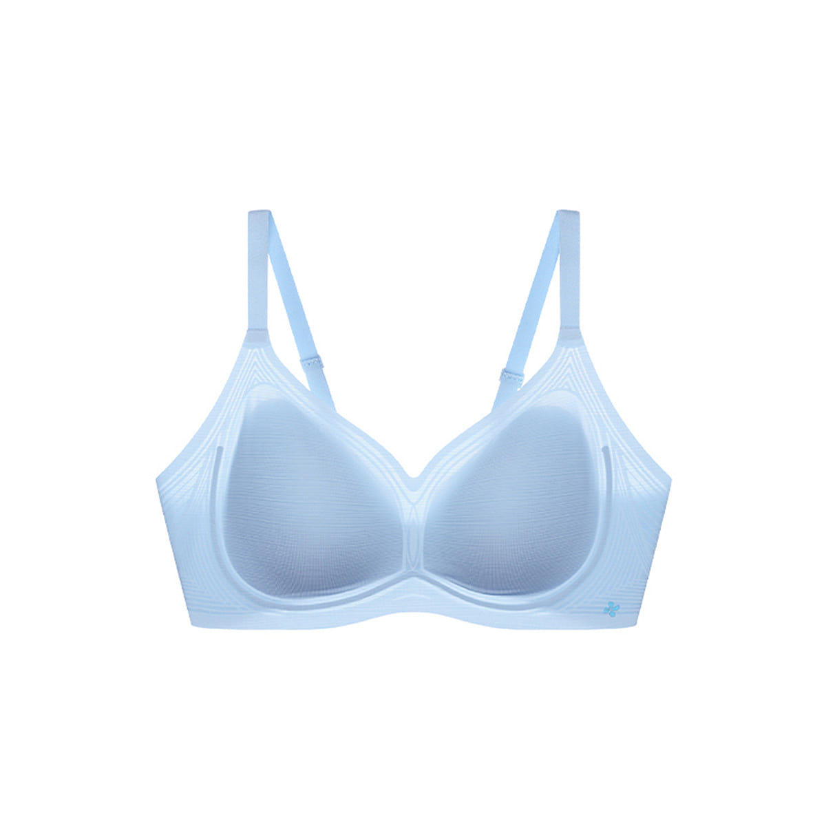 China Direct Mail Ubras Mint Cool V-neck Bra – Curly Cloud Blue-M 100 g