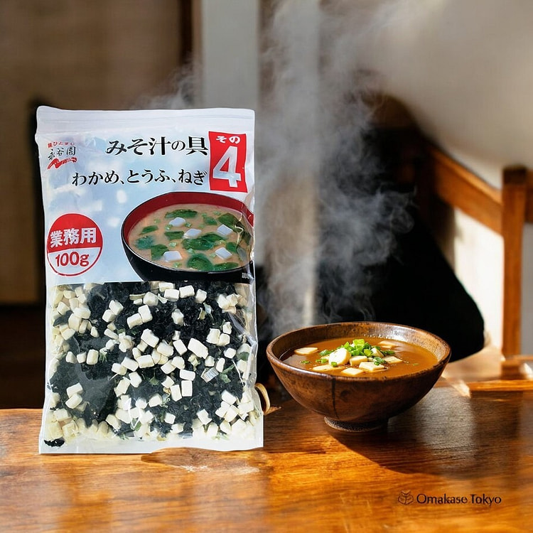 永谷园味噌汤（裙带菜、豆腐、葱）