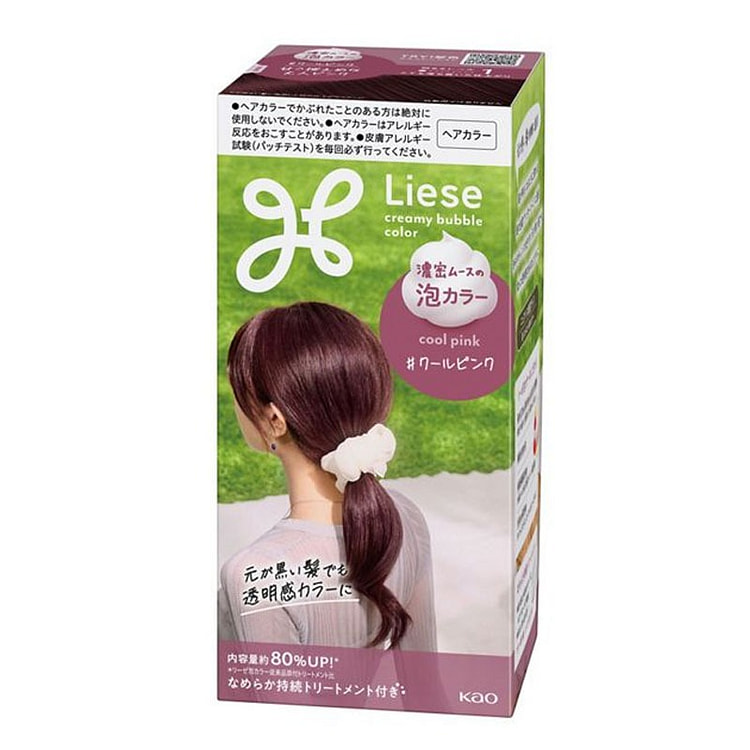 花王 泡沫染发剂 炫酷粉色