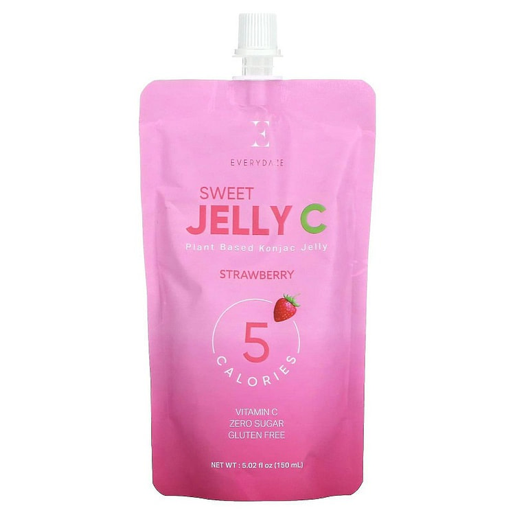 Everydaze, Sweet Jelly C, Plant Based Konjac Jelly