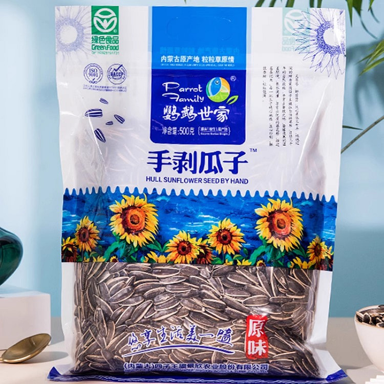 鹦鹉世家大颗粒瓜子原味500g*1袋
