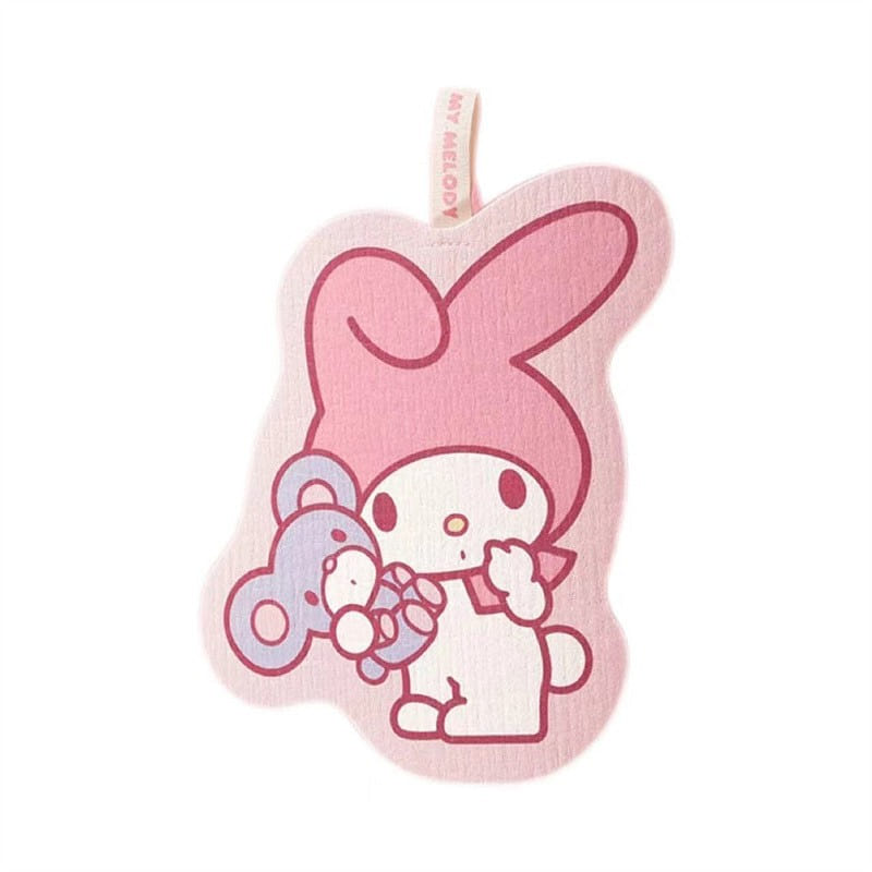 Sanrio Wood Pulp Dish Sponge Wipe Clean Cloth/Wet And Dry-MY Melody 1Pc 1 count