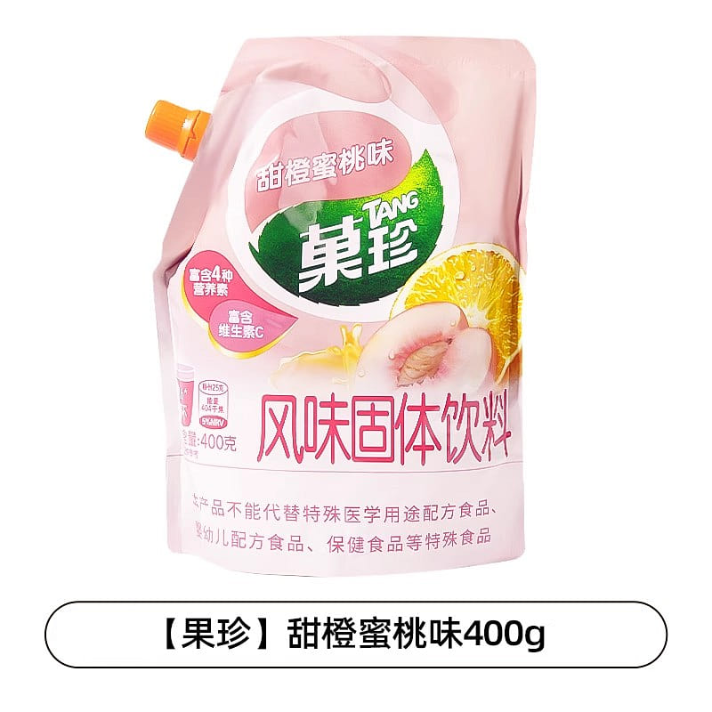 Solid Beverage Peach Flavored Powder 400g*1 Bag 400 g