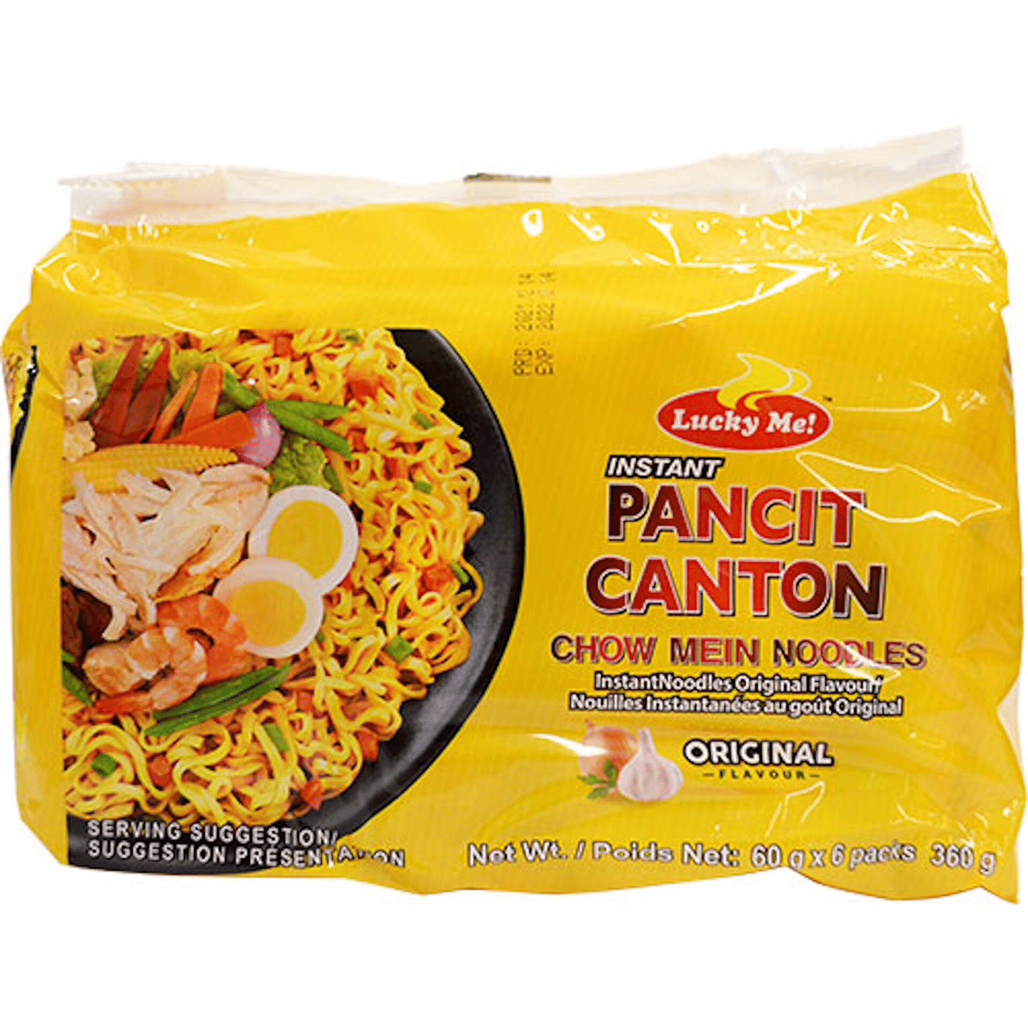 Lucky Me Pancit Canton – Original pack of 6 1 each