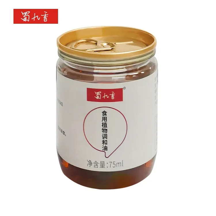 蜀九香香油蘸料油碟食用植物油调味油75g*1罐 75 克