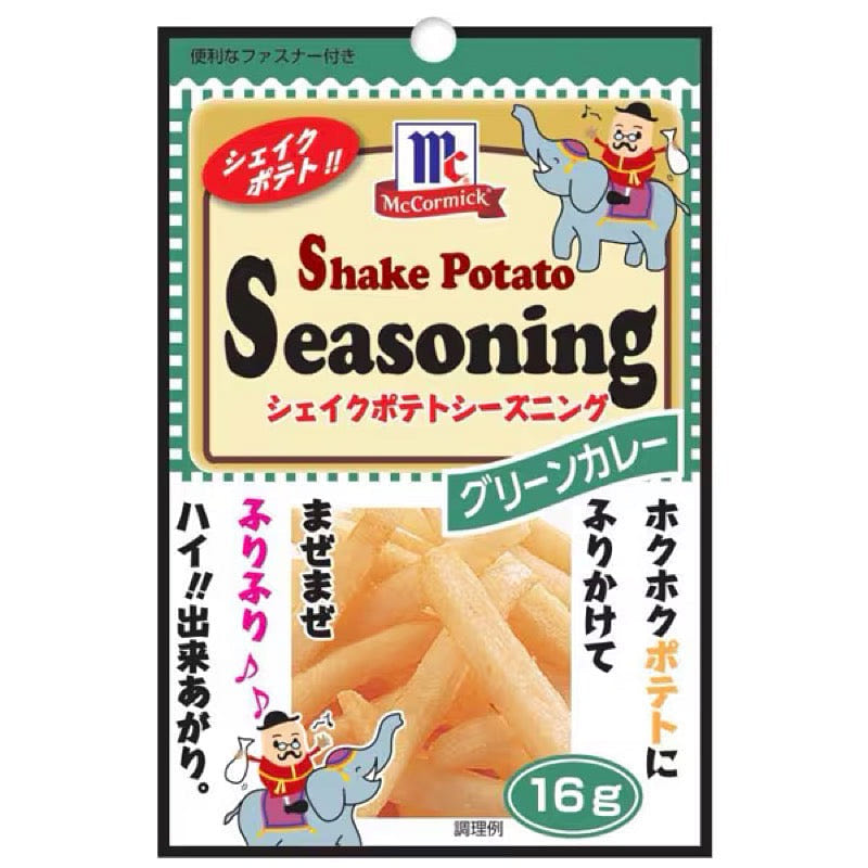 YOUKI FOODS MC Potato Seasoning Green Curry 16g 1 each