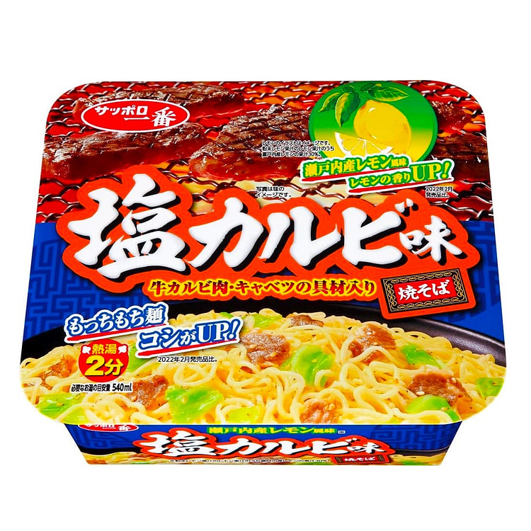 Noodles YAKISOBA Stir Fried Beef Salt SANYO 110g