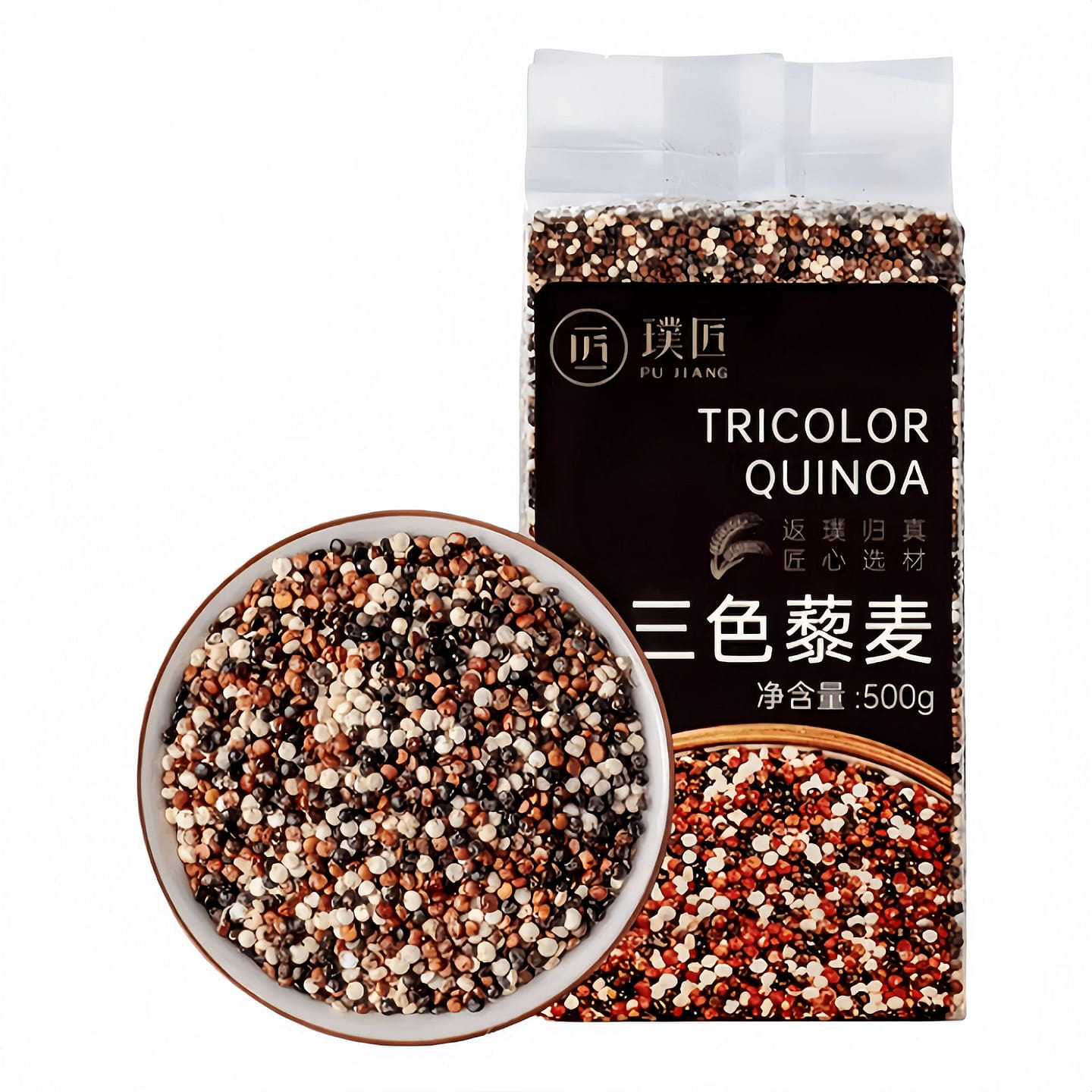 Pujiang Tri Color Quinoa 500g*1Bag 500 g