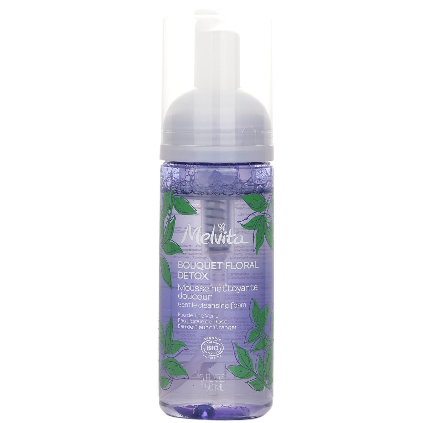 Melvita Bouquet of floral scent to detoxify gentle cleansing foam 150ml/5oz 150 ml