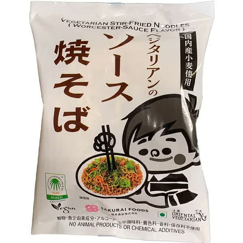 Sakurai Foods Vegetarian Sauce Yakisoba 118g 1 개