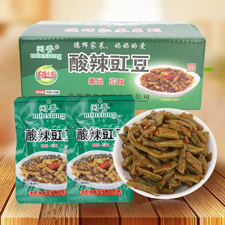 闽香 酸辣豇豆 60g*5包 300 克