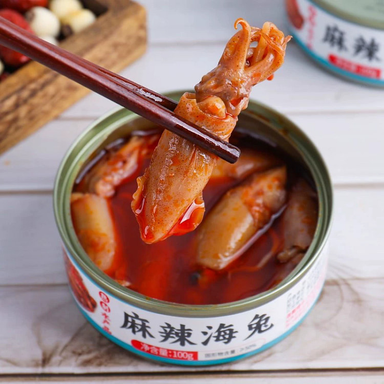 泰艺滋麻辣海兔100克*1罐 100 克