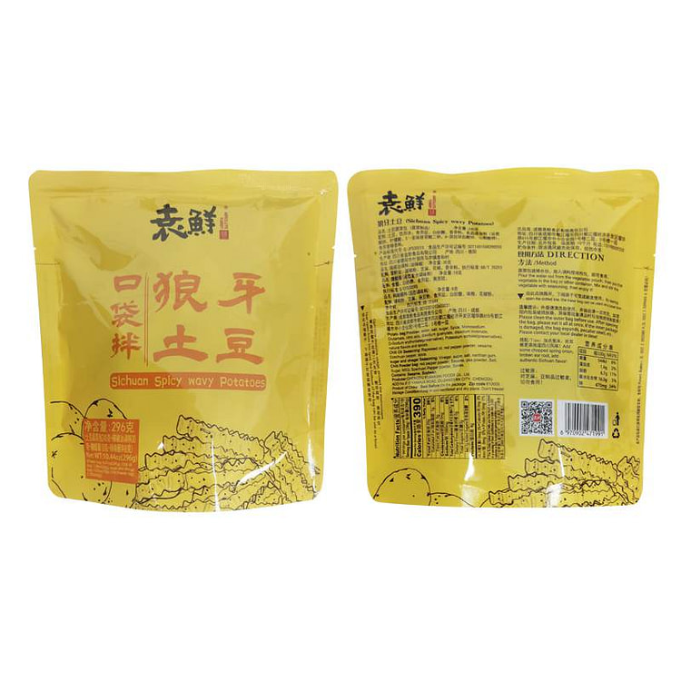 袁鲜 四川特色狼牙土豆休闲解馋零食296g*1袋装