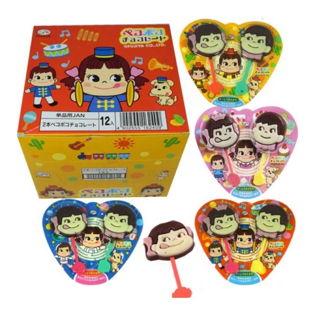 Get Fujiya Pekopoko Chocolate Lollipop 0.85oz Delivered | Weee