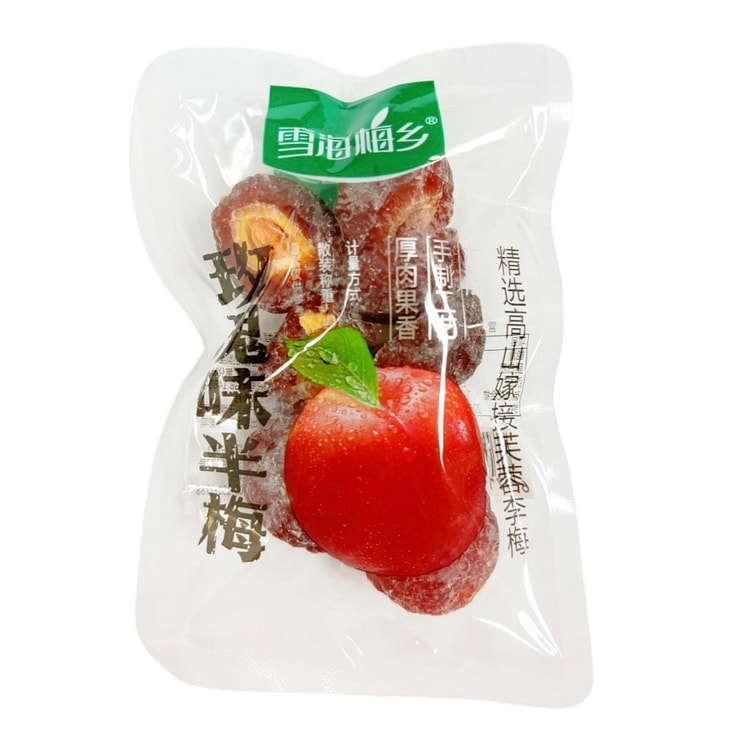 【雪海梅乡】玫瑰味半梅300克（±15克）